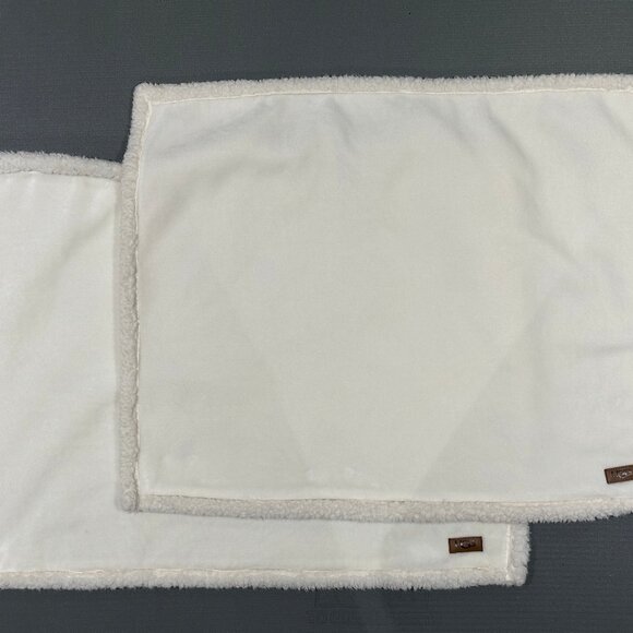 2 x UGG brand Queen size pillow shams - Sherpa/Microfiber - Picture 3 of 4